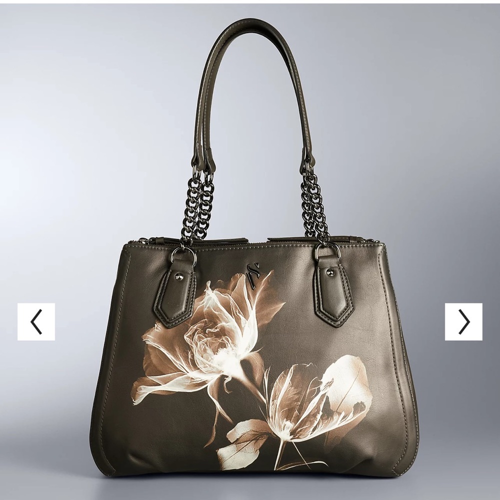 Simply Vera Vera Wang Bedford Triple Entry Satchel Bag